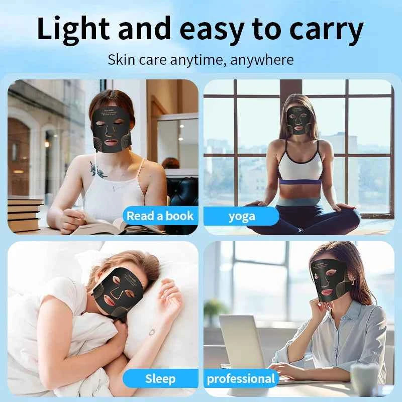 7 Color LED Face & Neck Mask – Wireless Red Light Therapy Device