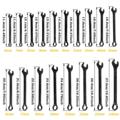 Metric Combination Wrench Set – 6–24mm by Snagg A Wrench Set