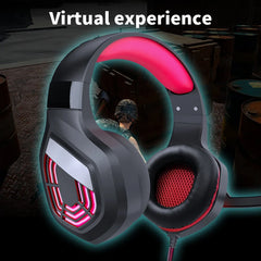 LED Wired Gaming Headset for PC & Laptop Gaming by Snagg A Gaming Headset