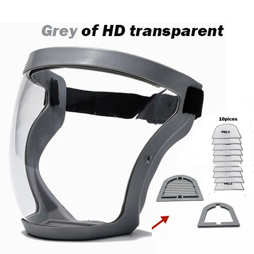 Super Protective Anti fog Full Face Shield by Snagg A Face Shield