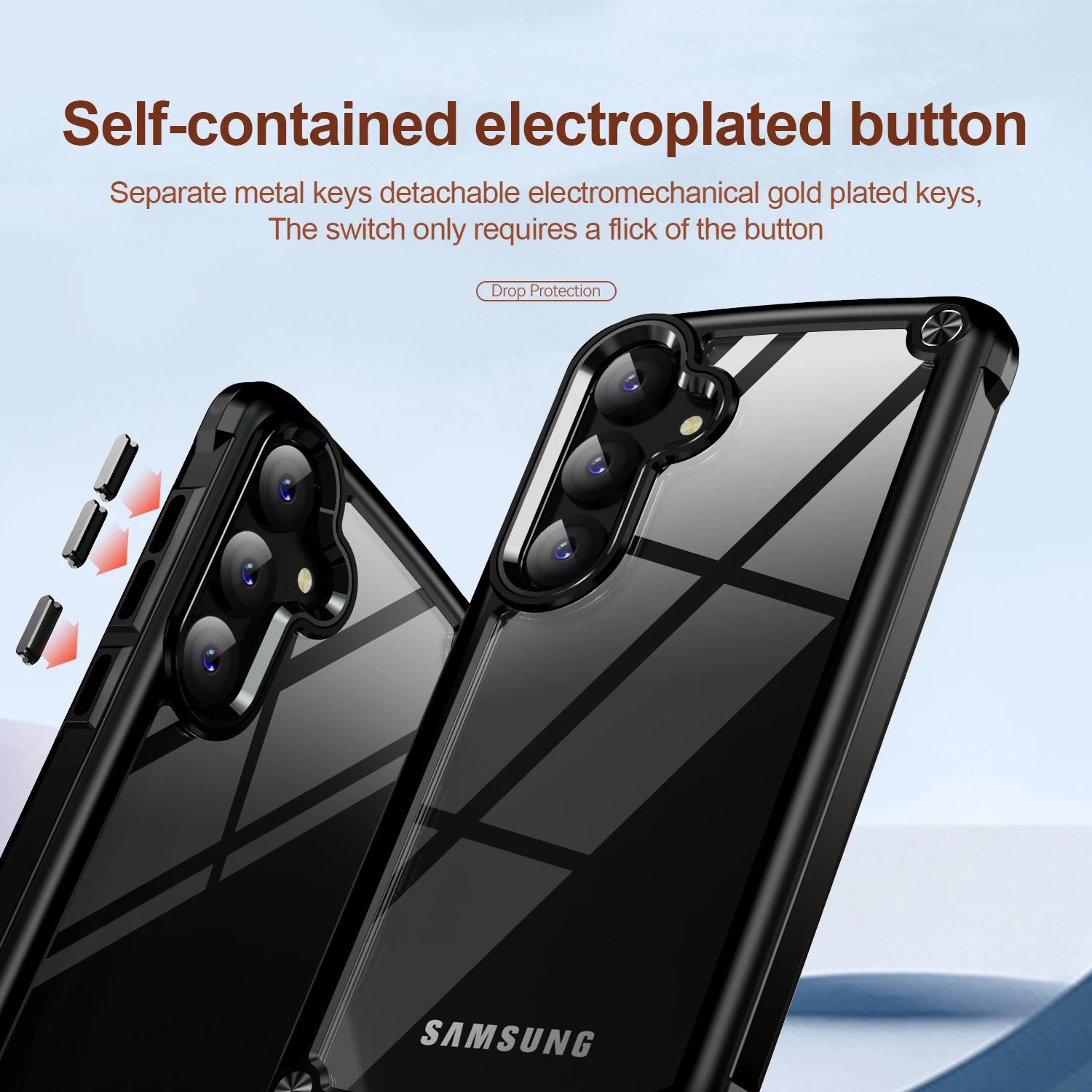 Armor Military Grade Clear Case – Samsung Galaxy S25 Series - Phone Cases & Covers