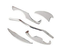 304 Stainless Steel IASTM Gua Sha Set – 5-Piece Fascia Scraper & Muscle Recovery Kit