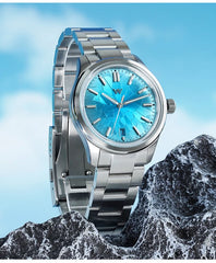 Automatic Mechanical Watch – NH35 Glacier Series | Sapphire Crystal | 100M Waterproof