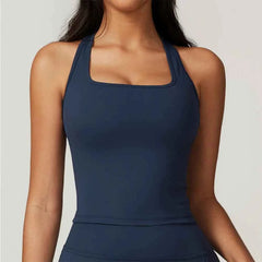 Women's Tight Elastic Sports Bra Vest | Gym Sport Yoga Crop Top Stretch Active Underwear