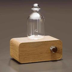 Waterless Nebulizing Essential Oil Diffuser – Rechargeable Wood & Glass Aroma Diffuser for Home & Office