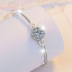 1ct Moissanite Bracelet