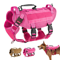 Military Tactical Dog Harness – Escape-Proof, Reflective & Durable by Snagg A Harness