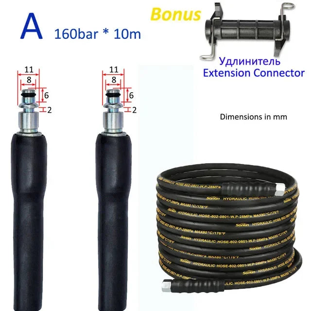 High Pressure Washer Hose by Snagg A Garden Hose