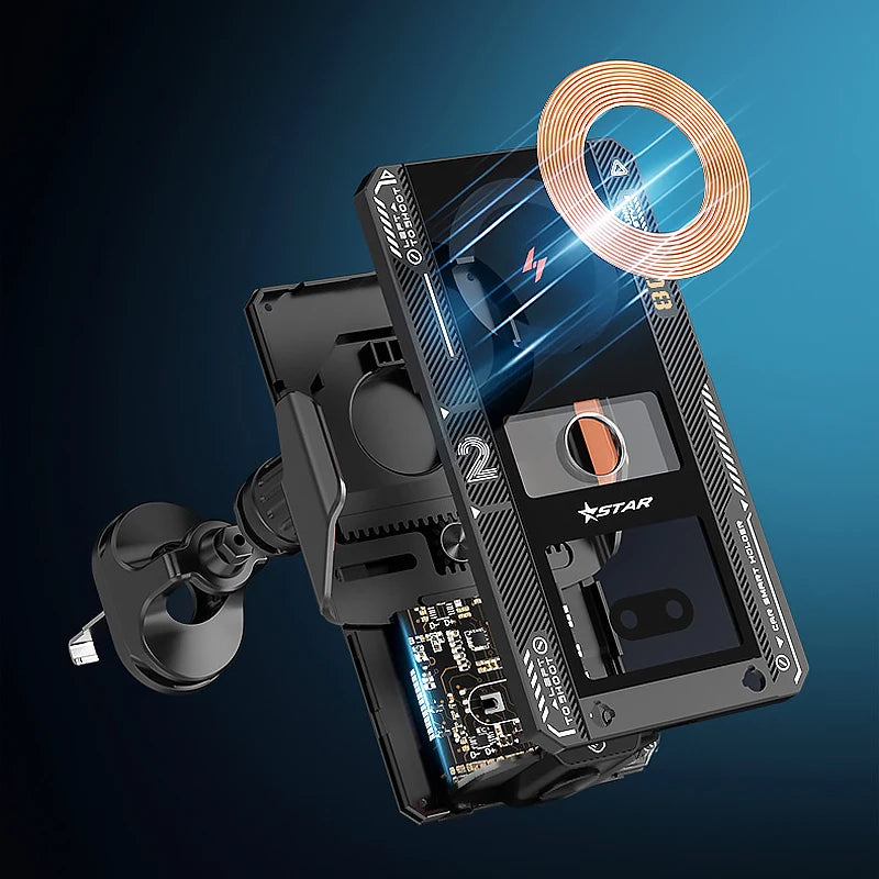 Magnetic Wireless Car Charger Phone Holder by Snagg A Phone Holder
