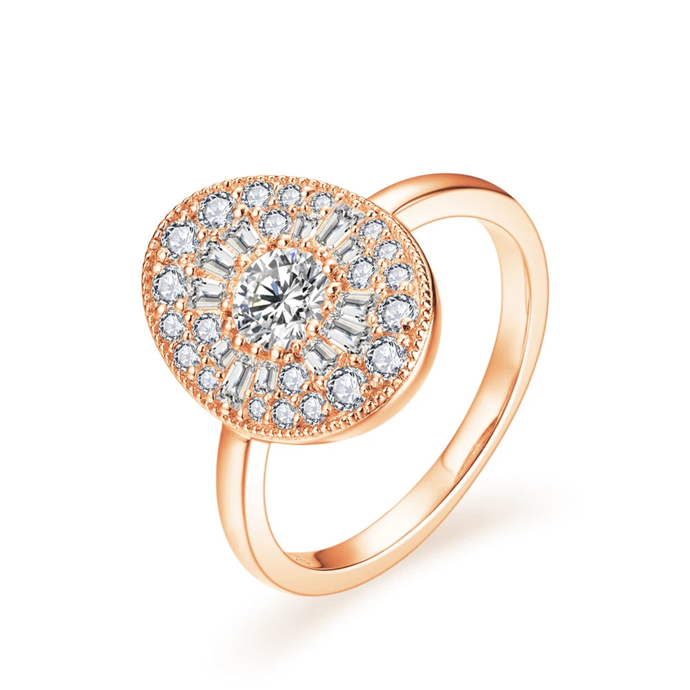 Full Moissanite Twilight Ring