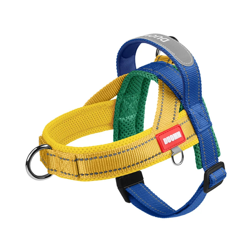 Saddle-Style Dog Harness – Padded Quick-Release Chest Strap for Small, Medium & Large Dogs