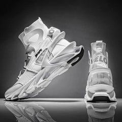 Men’s Air Mesh Sneakers – Casual Trainers with Anti-Odor Comfort by Snagg A Shoes