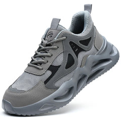 Lightweight Safety Shoes – Men Steel Toe Work by Snagg A Shoes
