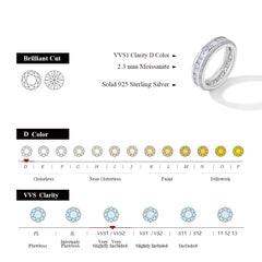 1.5CT Moissanite Wedding Ring