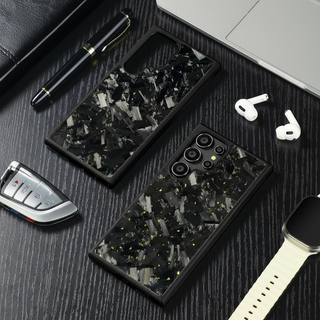 Magnetic Real Forged Carbon Fiber Case For Samsung Galaxy S25 Series by Snagg A Phone Case