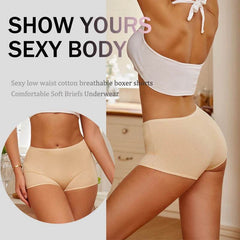 8 Pieces Women’s Seamless Cotton Boyshorts - SnaggIt