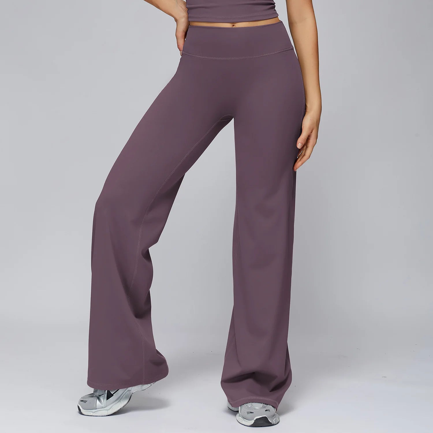 Women's Straight Leg Naked-Feel Wide Leg Yoga Pants | Gym Fitness Pilates Workout Leggings