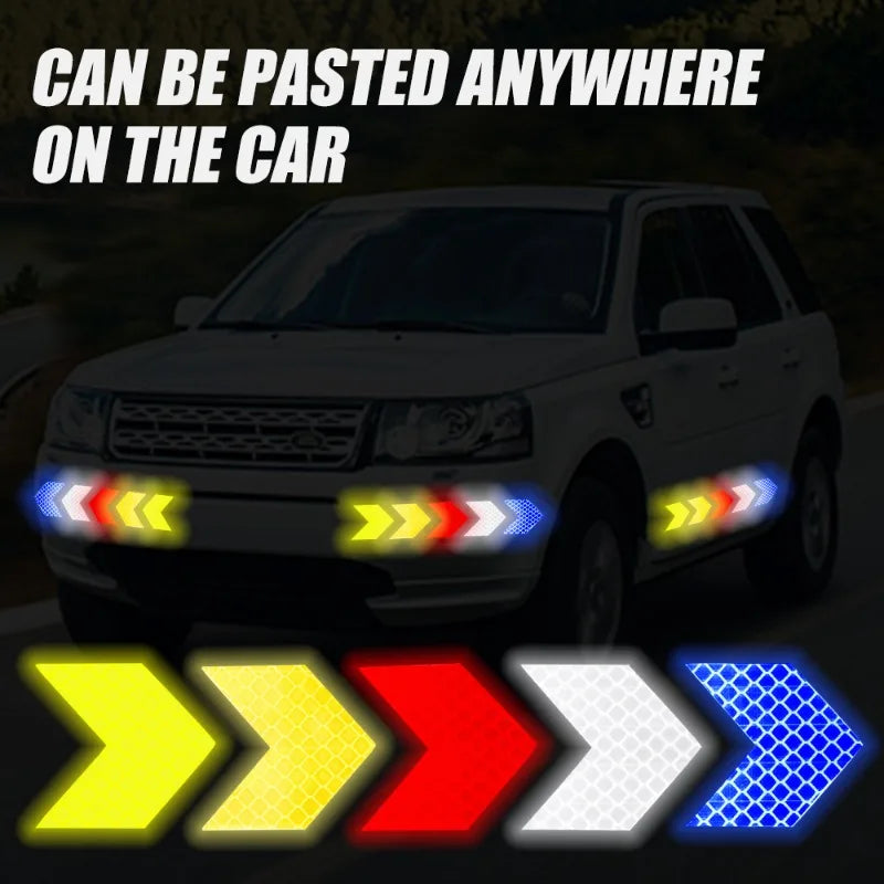 80-10PCS Safety Reflective Stickers Strip by Snagg A Reflective Stickers