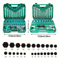 37-Piece Mechanics Tool & Socket Set
