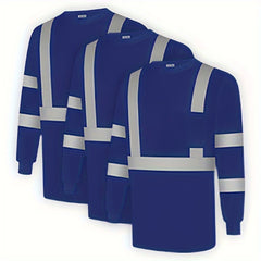 3 Pack High Visibility Safety Shirts by Snagg A Safety Shirt
