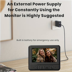 Video Doorbell with Screen No WiFi Needed, Local Storage up to 128GB by Snagg A Doorbell Camera