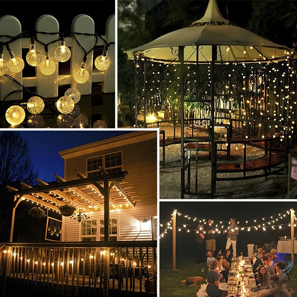 3 Pcs Of Solar Bubble Ball String Lights – 14 M Each by Snagg An Outdoor Light