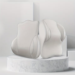 2pcs Nappa Leather Car Headrest & Lumbar Support Set by Snagg A Headrest