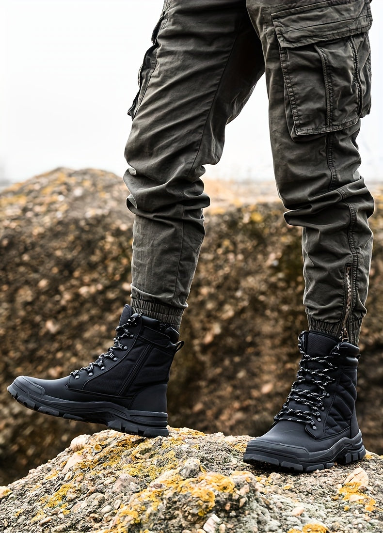 Men's High Top Work Safety Boots by Snagg A Safety Shoes