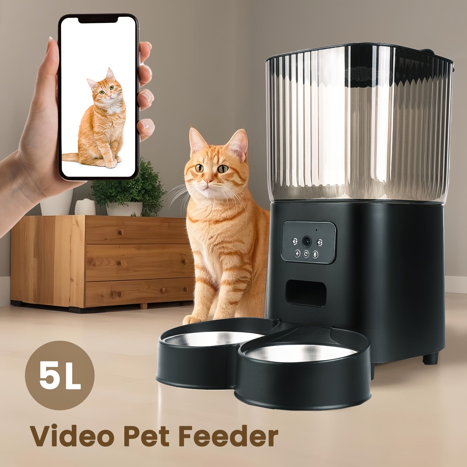Smart Automatic Pet Feeder by Snagg A Feeder