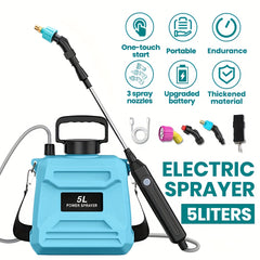 5L USB Rechargeable Electric Sprayer – Portable Watering & Pest Control