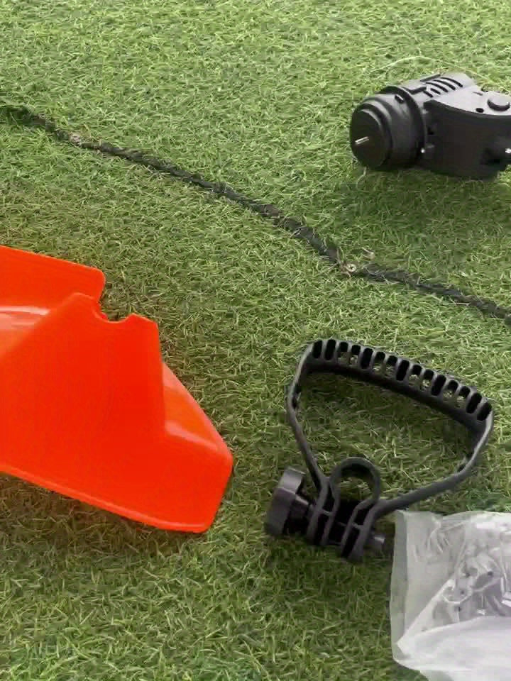Cordless Lawn Trimmer with 17 Blades & Dual Battery