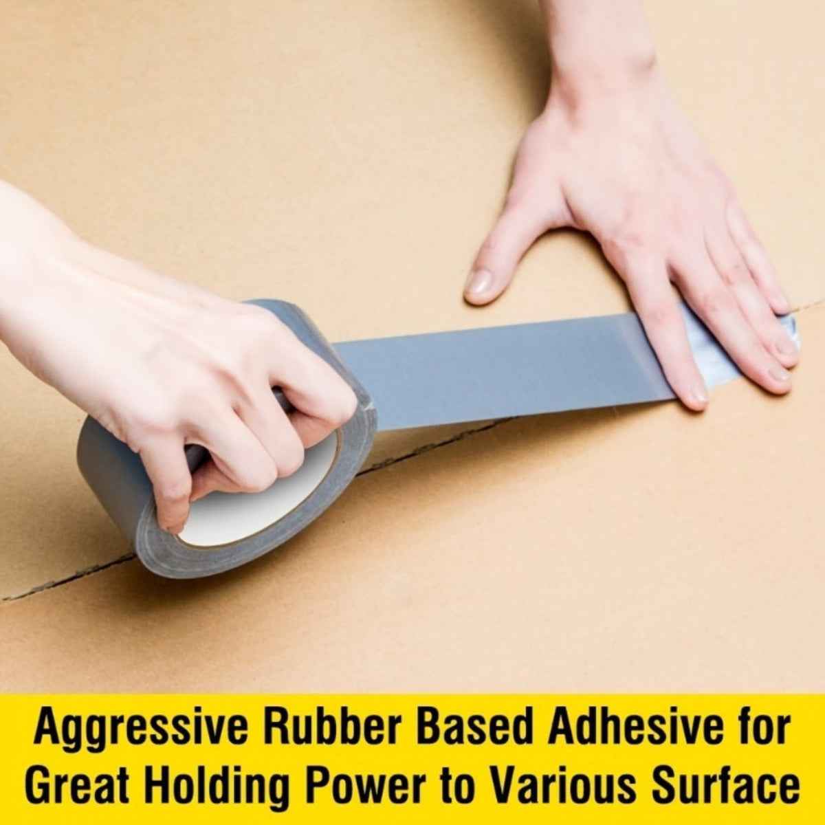 8 Rolls Heavy Duty Silver Duct Tape — 4.8cm × 200cm - Power Tools Gadget