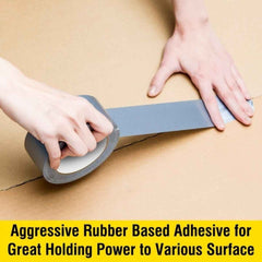 8 Rolls Heavy Duty Silver Duct Tape — 4.8cm × 200cm - Power Tools Gadget