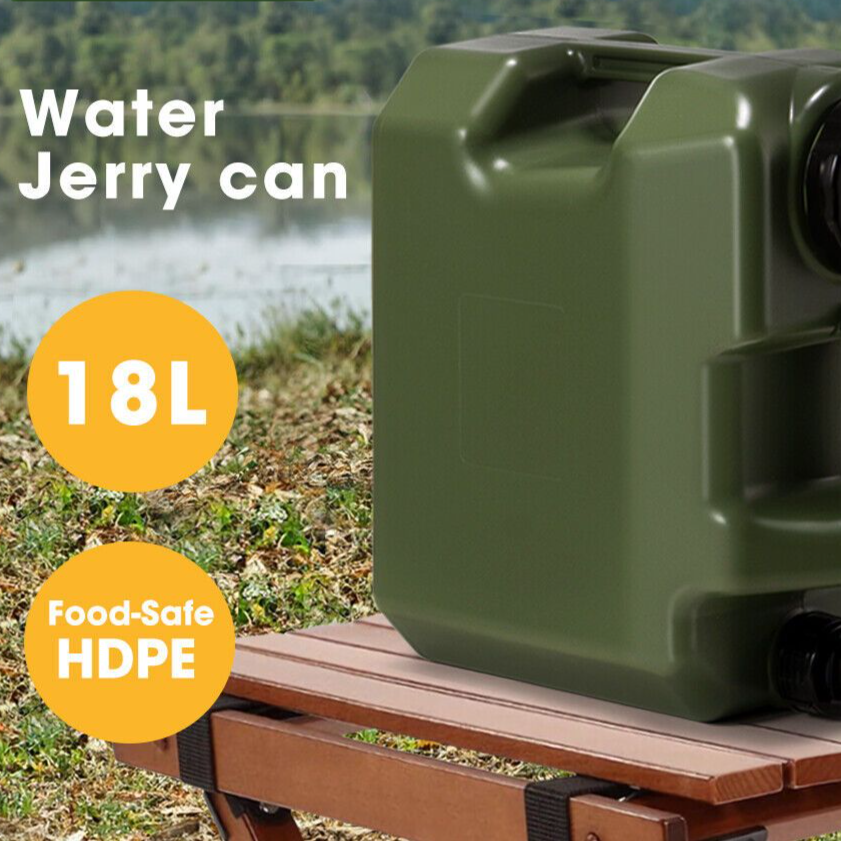Portable Outdoor Water Barrel for Camping, Hiking, Off Grid & Emergency Use