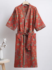 Women’s Vintage Floral Pajama Robe by Snagg A Robe