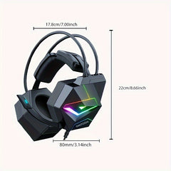 RGB Wired Gaming Headset for PC & PS4 by Snagg A Gaming Headset