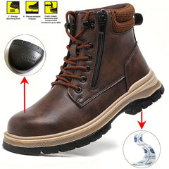 Heavy Duty Steel Toe Work Boots by Snagg A Safety Shoes