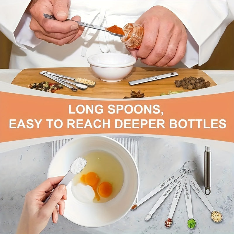 Measuring Cup & Spoon Set Stainless Steel Precision Tools by Snagg A Measuring Set