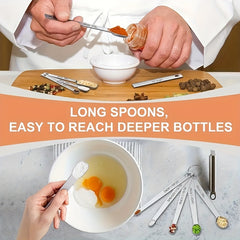 Measuring Cup & Spoon Set Stainless Steel Precision Tools by Snagg A Measuring Set