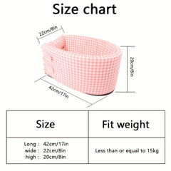 Pet Car Seat – Portable Safety Seat Pad for Small Dogs & Cats by Snagg A Dog Car Seat