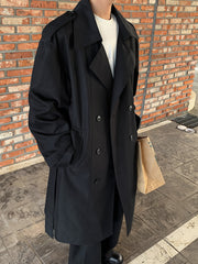 Men’s Double-Breasted Trench Coat with Belt by Snagg A Coat