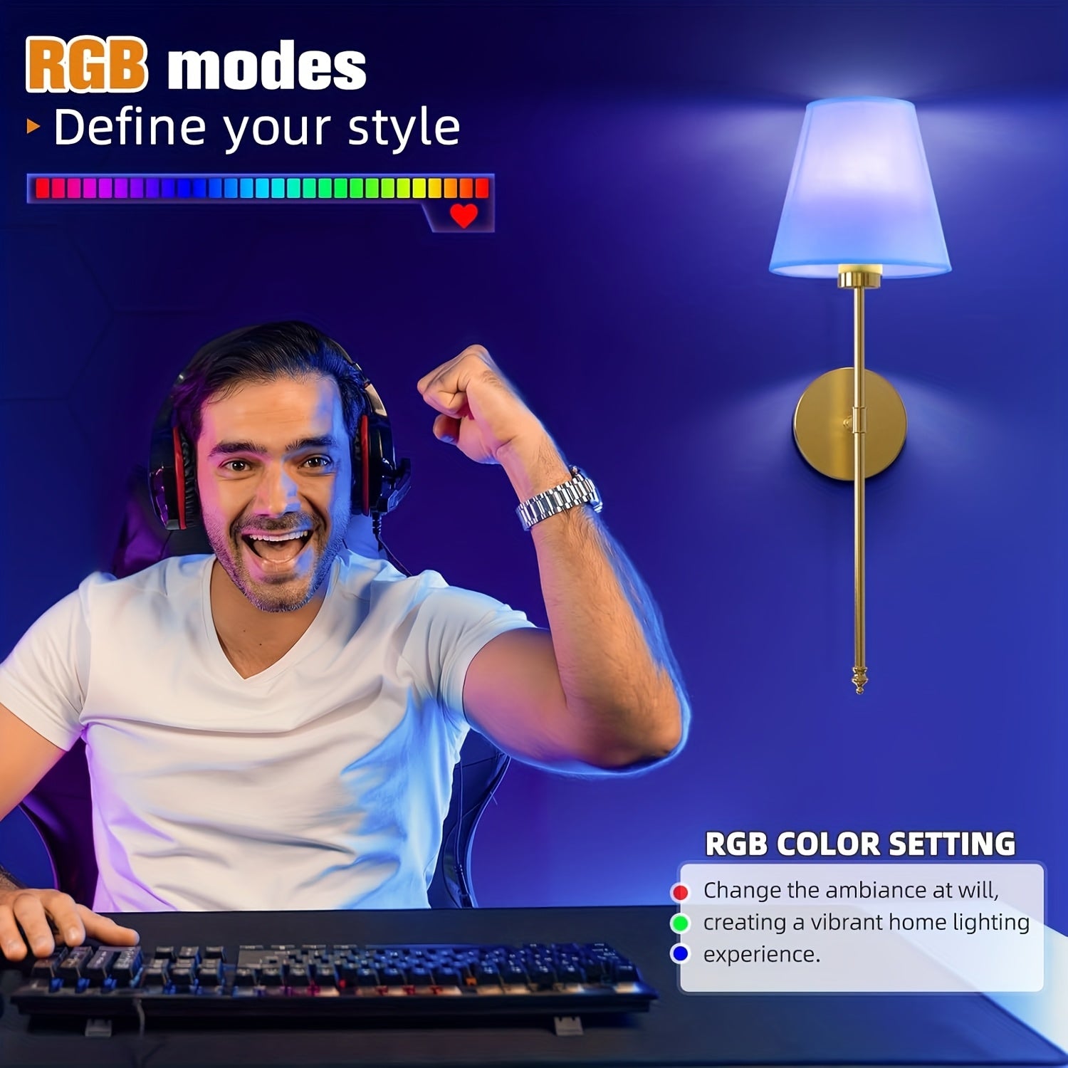 2pcs Battery Operated Wall Sconces by Snagg A Wall Light