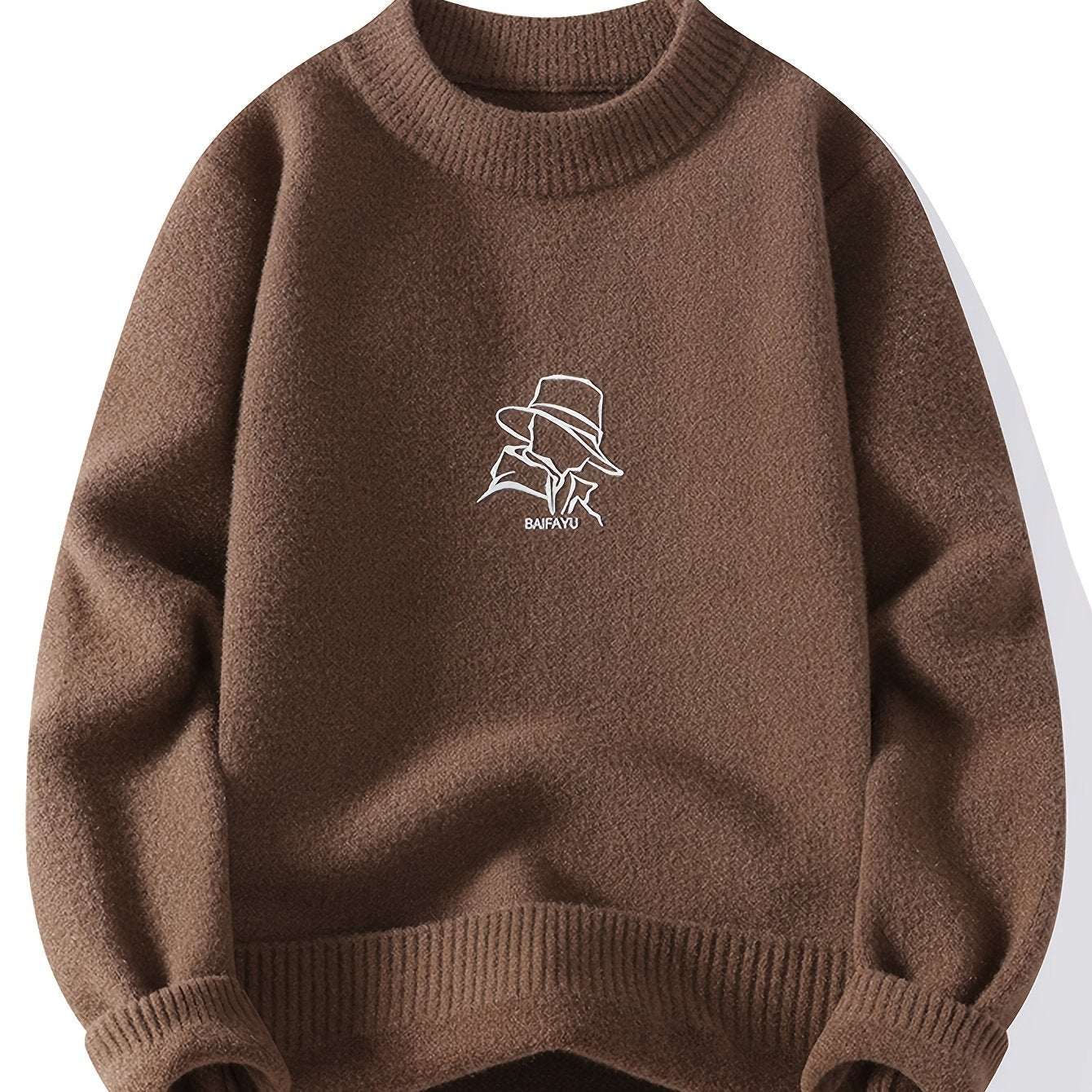 Men’s Graphic Knit Sweatshirt by Snagg A Jumper