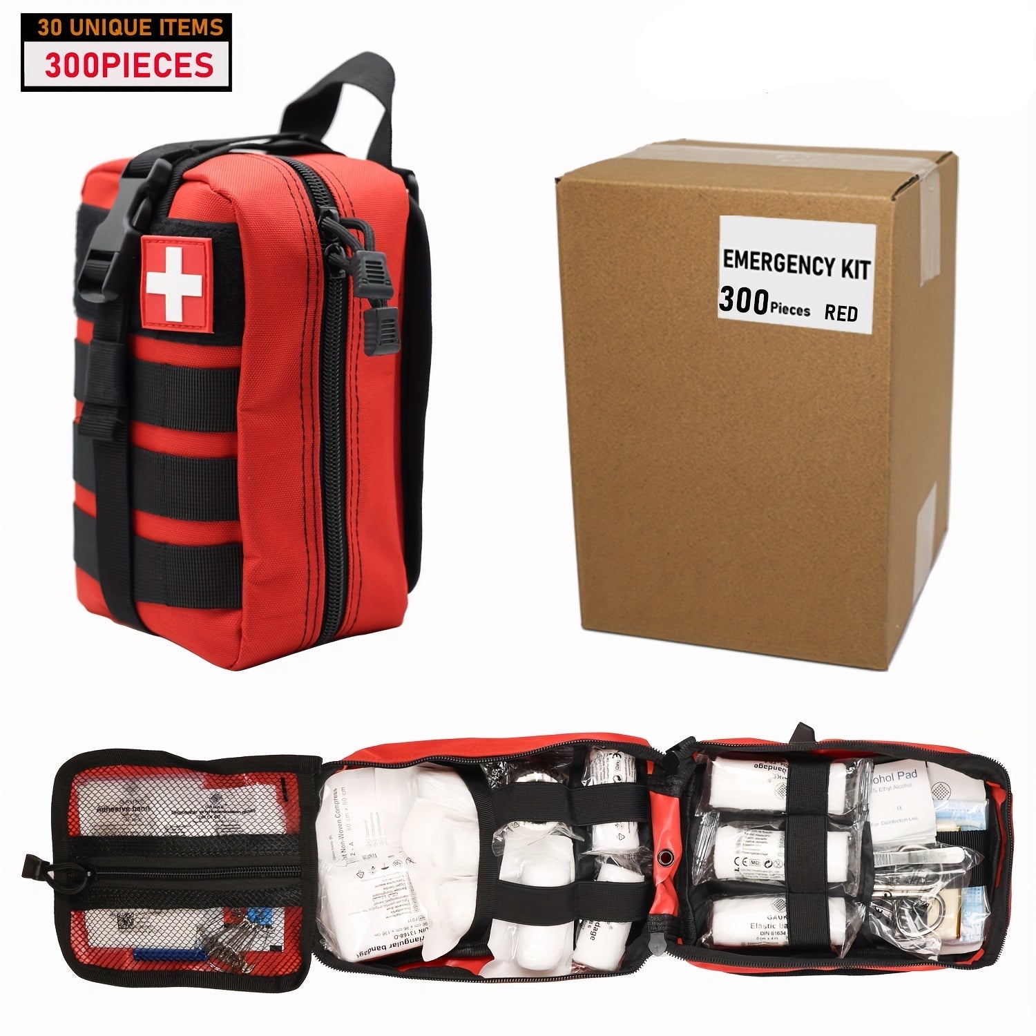 300pcs First Aid Kit by Snagg An Emergency Kit