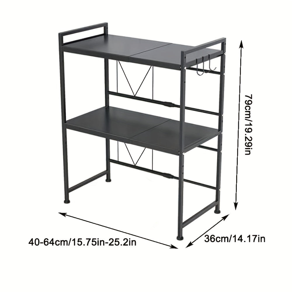 3 Tier Adjustable Metal Kitchen Rack by Snagg A Rack