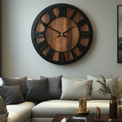 Vintage Wooden Wall Clock by Snagg A Clock