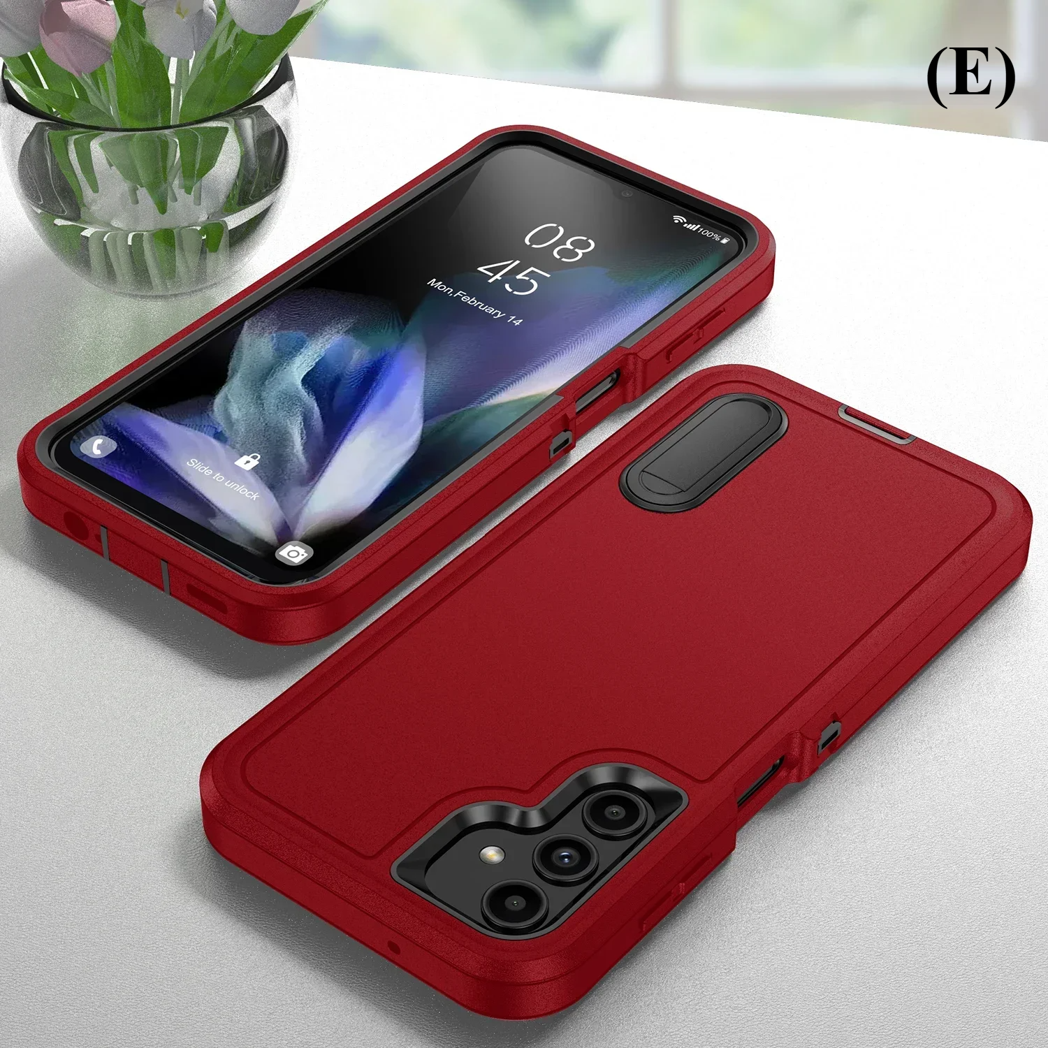 Anti Shock Protective Phone Case – for Samsung Galaxy S24 Series - E - Red / Ultra - Cases & Covers