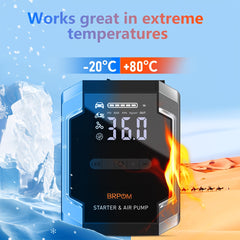 8500A Portable Car Jump Starter with Air Compressor by Snagg A Jump Starter