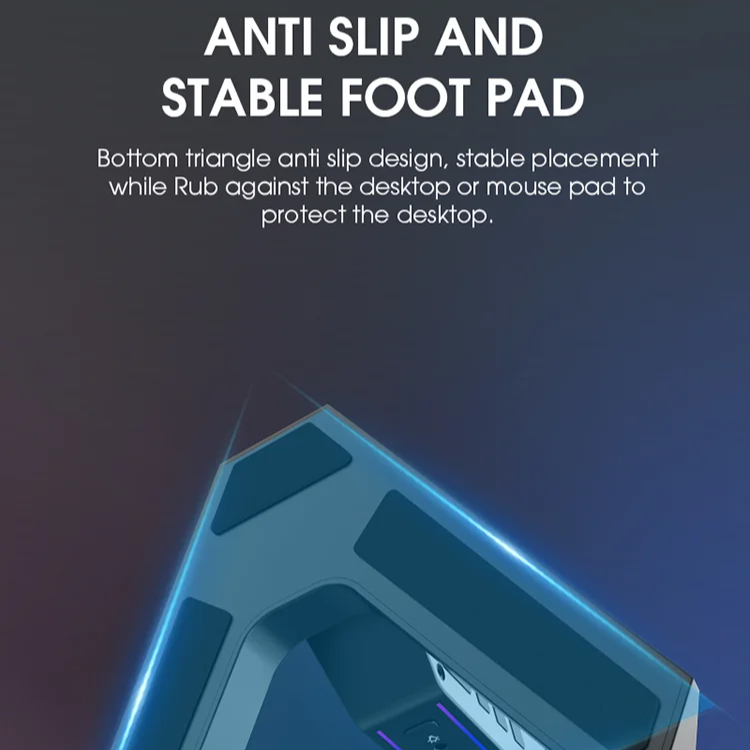 RGB Gaming Headset Stand Sound Activated LED Holder by Snagg A Headset Holder