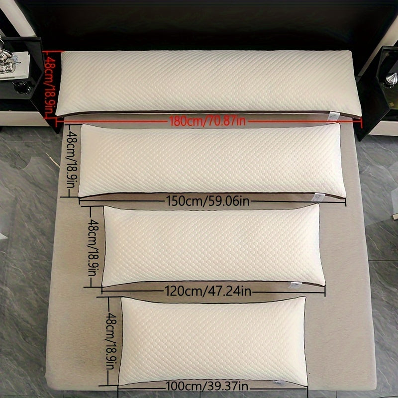 Soft Knitted 3D Massage Long Pillow – Ultra Comfort by Snagg A Pillow